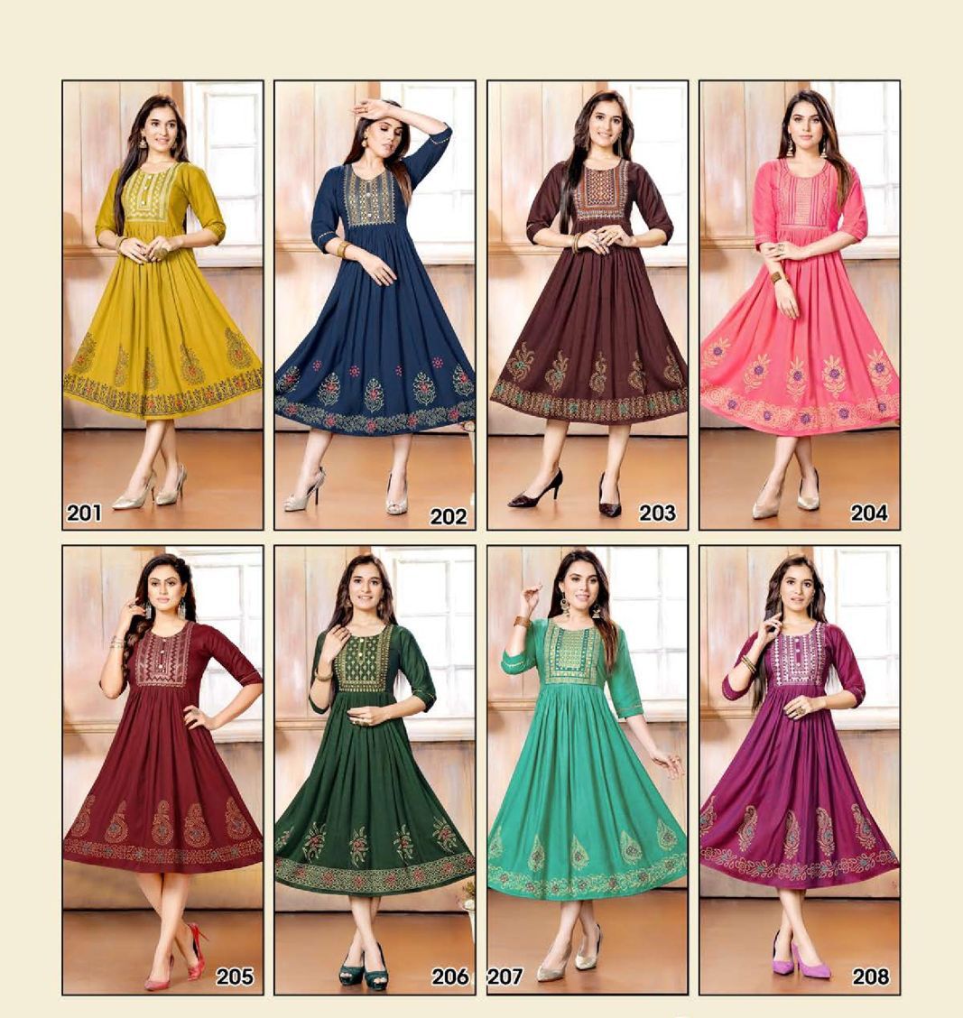 New Riyaa Mohini 2 Fancy Wear Wholesale Kurti Collection